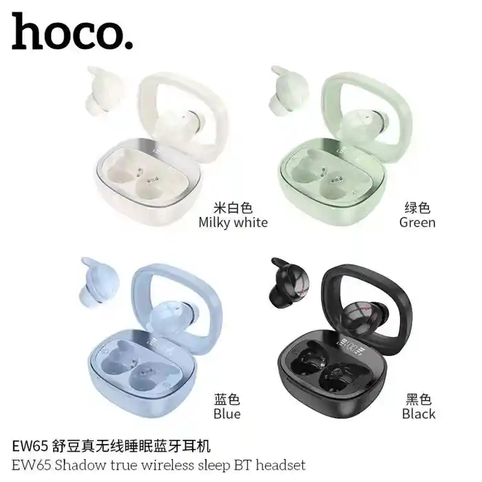 hoco EW65 True Wireless Sleep Bluetooth Earbuds With Digital Display